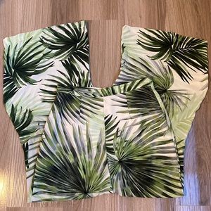 Forever 21 Tropical Leaf Pants